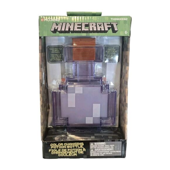 Minecraft Other - Minecraft Light-Up Color Changing Potion Bottle LED Lamp Nightlight 8 Colors